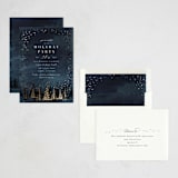 "Frosted Wonderland" - Party Invitations in Night by AK Graphics - Assembled