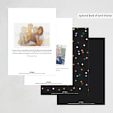 "scattered candles" - Party Invitations in Midnight by Ellen Schlegelmilch - Back of Card Options