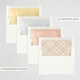 "Draped Garland" - Party Invitations in Pine by Robert and Stella - Envelope Liner Options