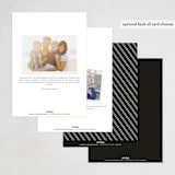 "Aged to perfection" - Party Invitations in Charcoal by Heather Schertzer - Back of Card Options