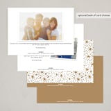 "Holiday Cocktail Party" - Party Invitations in Snow by Pati Cascino - Back of Card Options