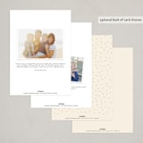 "A Little Shindig" - Party Invitations in Champagne by mo kelley - Back of Card Options