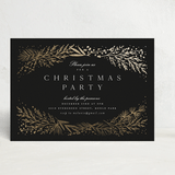 "Spread Cedars" - Party Invitations in Midnight by Amy Kross - Front