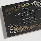 "Spread Cedars" - Party Invitations in Midnight by Amy Kross - Detail
