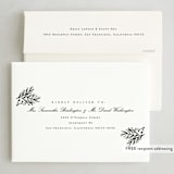"Spread Cedars" - Party Invitations in Midnight by Amy Kross - FREE Recipient Addressing