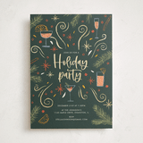 "Holiday Party" - Party Invitations in Forest by Marie Bloch-Laine - Front