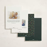 "Holiday Party" - Party Invitations in Forest by Marie Bloch-Laine - Back of Card Options