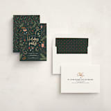 "Holiday Party" - Party Invitations in Forest by Marie Bloch-Laine - Assembled