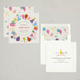 "Party Ring" - Party Invitations in Candy by Stephanie Hawkes - Assembled