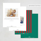"Decked Out Deer" - Party Invitations in Creme by mo kelley - Back of Card Options