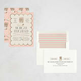 "Dancing Boots" - Party Invitations in Blush by Heather Schertzer - Assembled