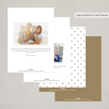 "Vintage Photo Anniversary" - Party Invitations in Pearl by Stephanie Hawkes - Back of Card Options