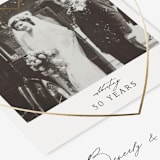 "Vintage Photo Anniversary" - Party Invitations in Pearl by Stephanie Hawkes - Detail