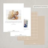 "Just a number" - Party Invitations in Ecru by Creo Study - Back of Card Options