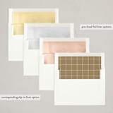 "Just a number" - Party Invitations in Ecru by Creo Study - Envelope Liner Options