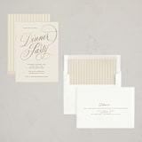 "Fancy Feast" - Party Invitations in Vanilla by Spinsugar - Assembled