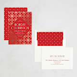 "Filigree" - Party Invitations in Cardinal by Melanie Kosuge - Assembled