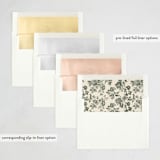 "Formally" - Party Invitations in Garden by Jenna Holcomb - Envelope Liner Options