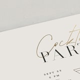 "chic" - Party Invitations in Champagne by Summer Winkelman - Detail
