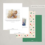 "Holiday Confetti" - Party Invitations in Rainbow by Carolyn MacLaren - Back of Card Options