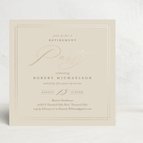 "classic celebration" - Party Invitations in Ecru by Kamala Nahas - Front