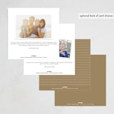 "classic celebration" - Party Invitations in Ecru by Kamala Nahas - Back of Card Options