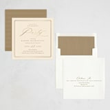 "classic celebration" - Party Invitations in Ecru by Kamala Nahas - Assembled