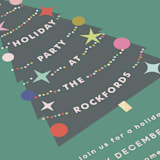 "a very fun tree" - Party Invitations in Forest by Lori Wemple - Detail