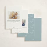 "Polished" - Party Invitations in Powder Blue by Jennifer Postorino - Back of Card Options