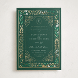 "Illuminated Storybook" - Party Invitations in Evergreen by Alethea and Ruth - Front
