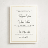 "Traditionalist" - Party Invitations in Snow by Sarah Brown - Front