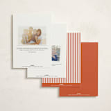 "Glittering Garland" - Party Invitations in Holly by Laura Hankins - Back of Card Options