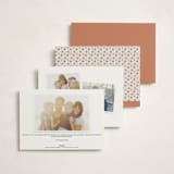 "Shhhhhhhhh" - Party Invitations in Caramel by Gwen Bedat - Back of Card Options