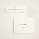 "Shhhhhhhhh" - Party Invitations in Caramel by Gwen Bedat - FREE Recipient Addressing