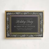 "Evergreen Frame" - Party Invitations in Midnight by Laura Hankins - Front