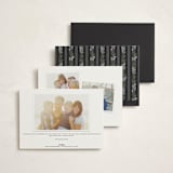 "Evergreen Frame" - Party Invitations in Midnight by Laura Hankins - Back of Card Options