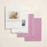"Cheers Celebration" - Party Invitations in Lilac by Louise Kay - Back of Card Options