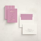 "Cheers Celebration" - Party Invitations in Lilac by Louise Kay - Assembled
