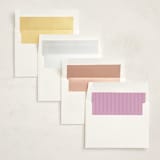 "Cheers Celebration" - Party Invitations in Lilac by Louise Kay - Envelope Liner Options