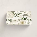 "Classic Love" - Foil-Pressed Party Place Cards in Vanilla by Susan Moyal - Folded Back of Card