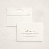 "Gilded" - Graduation Thank You Cards in Cream by Tamara Hilje - FREE Recipient Addressing