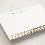 "Evening Elegance" - Personalized Stationery Cards in Navy by Katherine Moynagh - Detail