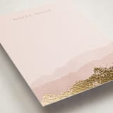 "Painted Desert" - Personalized Stationery Cards in Rose Quartz by silverscreen studio - Detail