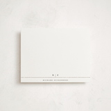 "Modern" - Personalized Stationery Cards in Noir by Juliana Zimmermann - Front