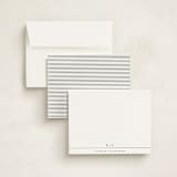 "Modern" - Personalized Stationery Cards in Noir by Juliana Zimmermann - Assembled