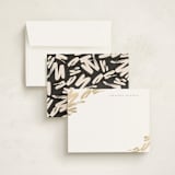 "Scribbled" - Personalized Stationery Cards in Pearl by Creo Study - Assembled