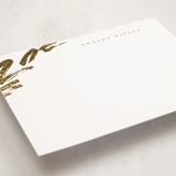 "Scribbled" - Personalized Stationery Cards in Pearl by Creo Study - Detail