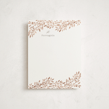 "Perch" - Personalized Stationery Cards in Cotton by Yaling Hou Suzuki - Front