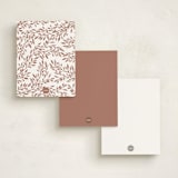 "Perch" - Personalized Stationery Cards in Cotton by Yaling Hou Suzuki - Back of Card Options