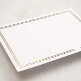 "Effortless" - Personalized Stationery Cards in Pearl by Iveta Angelova - Detail
